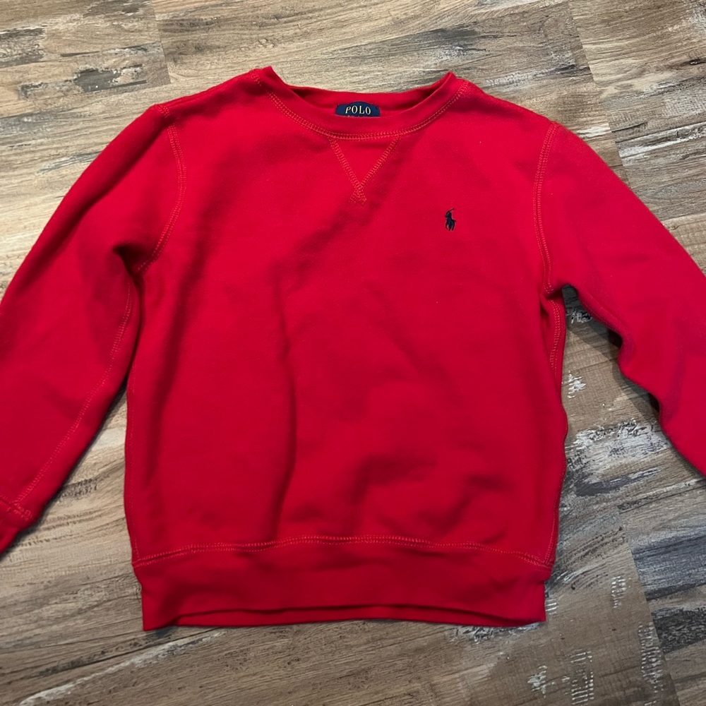 Polo sweatshirt size 6